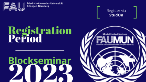 Zum Artikel "Registration for FAUMUN Blockseminar 2023 now open"