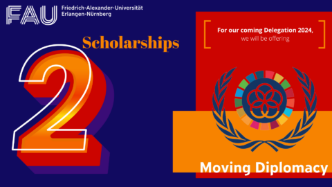 Zum Artikel "Scholarship for FAUMUN Delegation 2024"