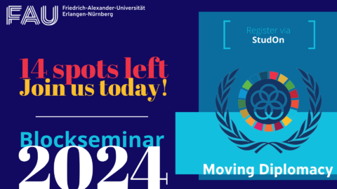 Zum Artikel "14 spots left on the FAUMUN Blockseminar 2024 – join us now!"