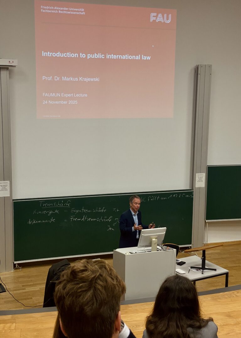 FAUMUN 2026 – Expert Lecture – Prof. Krajewski